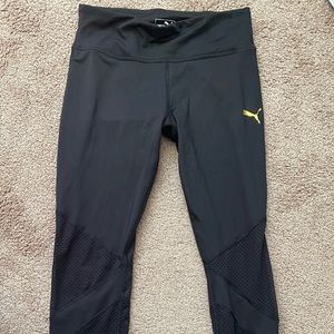 Black Puma Yoga Pants